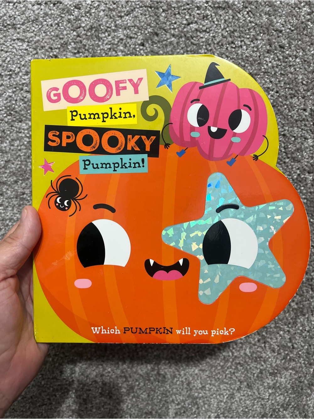 Goofy Pumpkin Spooky Pumpkin Toddler Board Book New With Scuffs